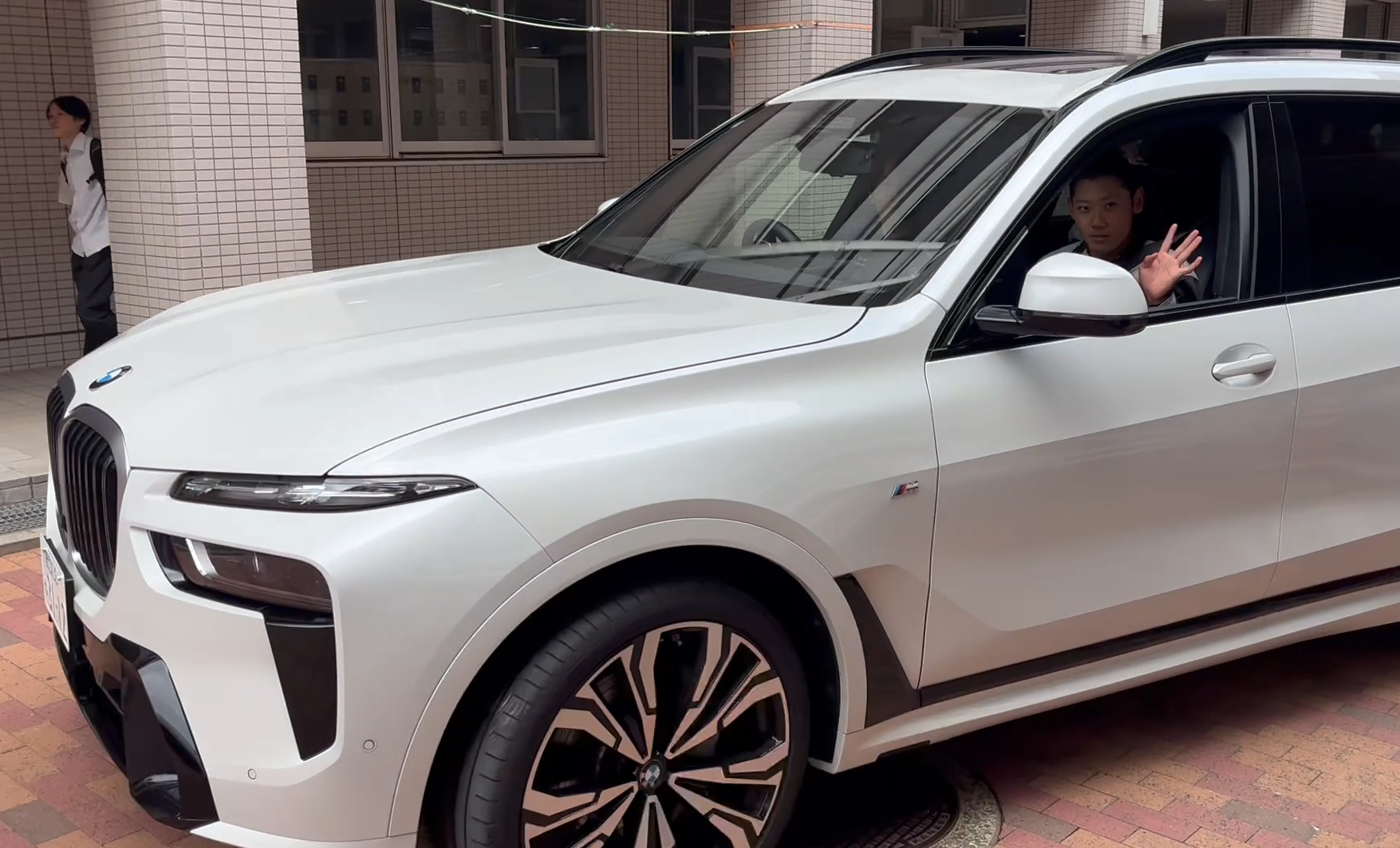 最新BMW車両の同乗試乗体験の様子